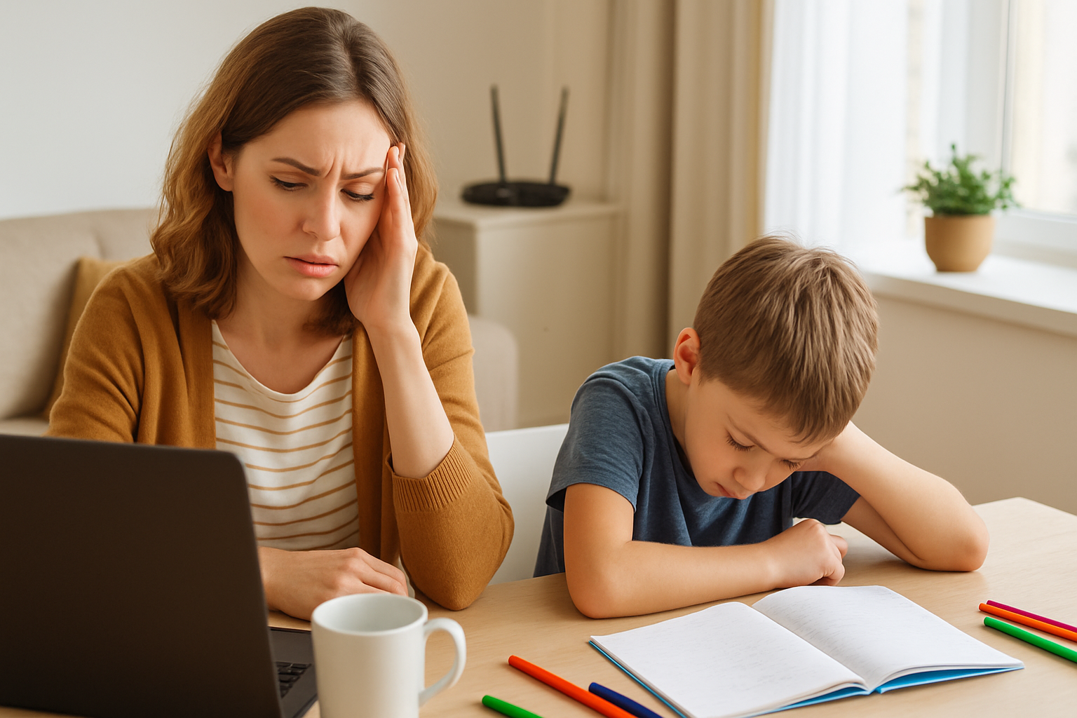 Conexiones Perdidas: Cómo la Falta de Internet Daña la Salud Mental y el Aprendizaje Infantil